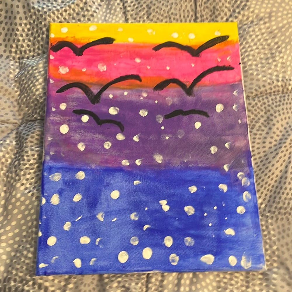 Sunset painting